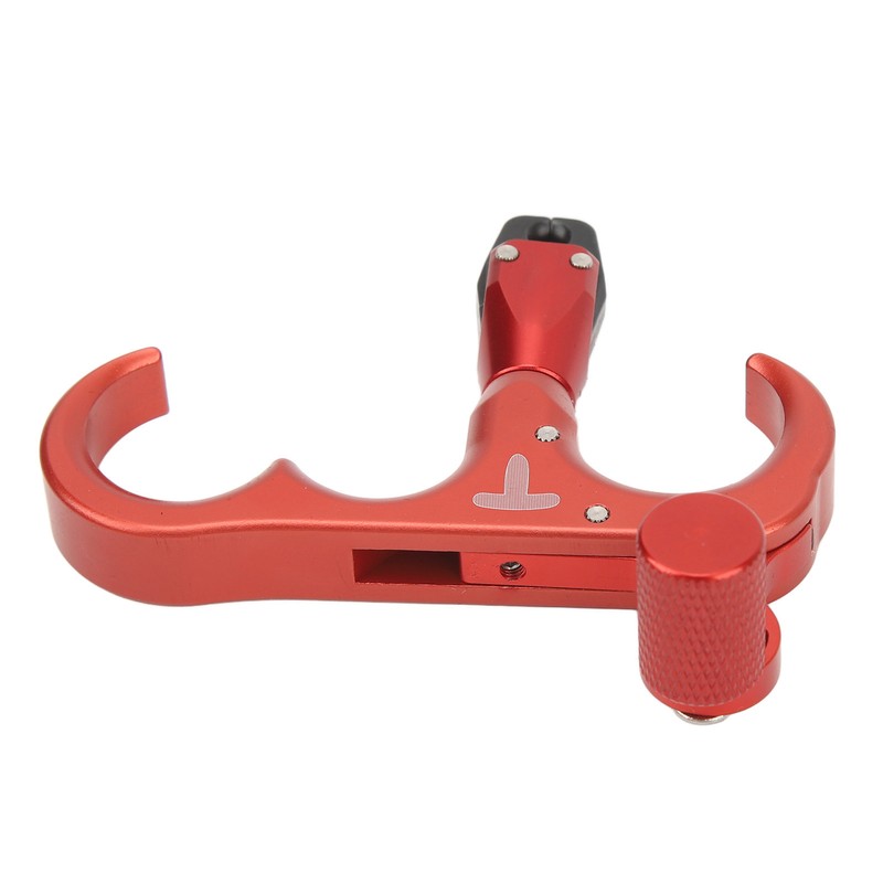 3 Finger Hand Held Bow Release Aluminum Alloy Thumb Release