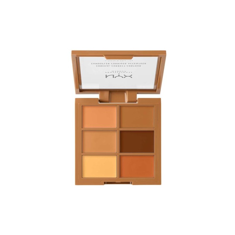 Nyx Professional Makeup, Paleta de correctores, Tono Deep