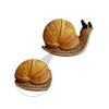 Gogogmee Snail Resin Crafts Vivid Snail Ornament Figurine Adornment Household