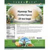 Hyssop (Certified Organic) Tea (25 tea bags, ZIN: 517721) -