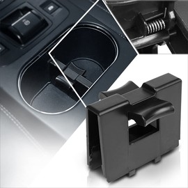 Black Center Console Cup Holder Insert Divider Compatible with 10-14 Subaru Outback Legacy