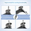 Neeki Flapper Adapter, stainless steel angle grinder adapter, compatible with