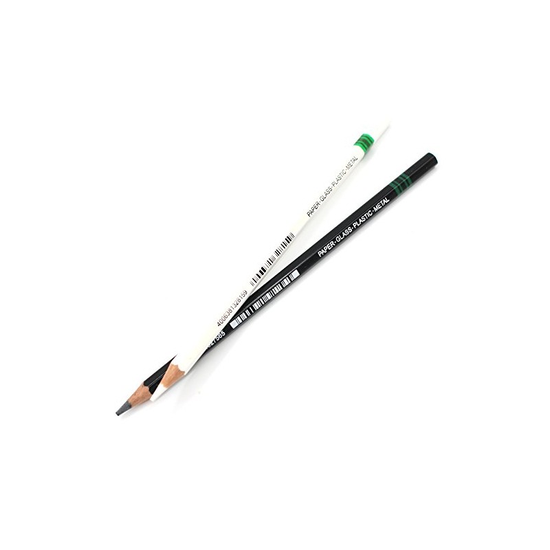 Fettstift Set abwischbar, Markieren auf Folien Lack Glas Metall und