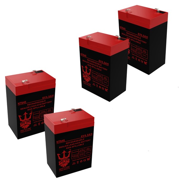 Neptune Power Products NT-645 Replacement for 6V 4.5AH UPS Battery