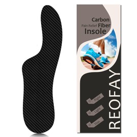 REOFAY Morton’s Extension Orthotic, Carbon Fiber Insole 1 PC Rigid Recovery Shoe Insert Plate for Men Women Morton's Toe, Turf Toe, Hallux Limitus, Hallux Rigidus, Arthritis, Broken Big Toe, 275 mm