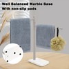 Winmien Standing Hand Towel Holder, Hand Towel Stand with Marble