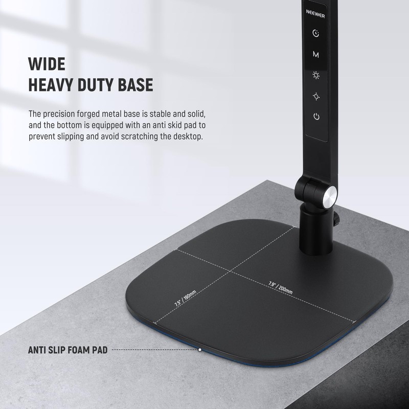 NEEWER Basics 16W Desktop LED Lamp for Home Office Video