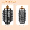 Large Round Volumizing Brush for Airwrap Attachments,Bigger Oval Round Brush