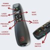 Red Star Tec Wireless Powerpoint and Keynote Presentation Remote Clicker