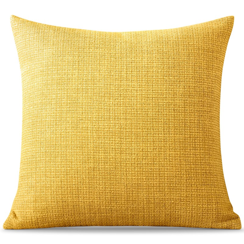 Artscope Linen Cushion Covers Set of 1 Decorative Square Pillowcase