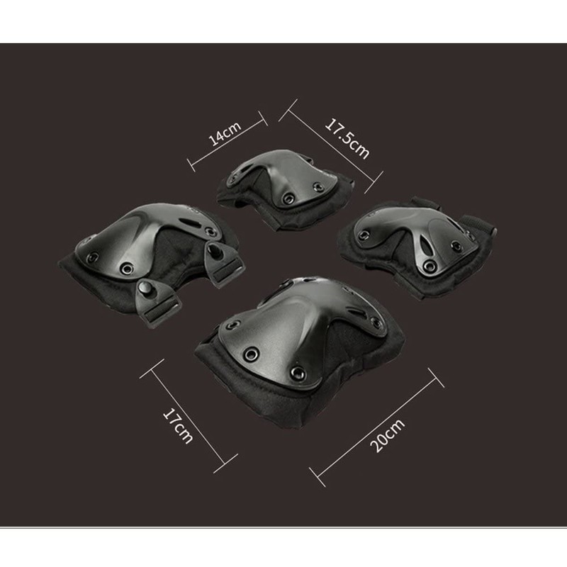 caffmo Elbow Knee Guard Protector Knee Pads Elbow Pads Set