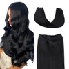 SURNEL Weft Hair Extensions Human Hair 14 inch Weave Hair
