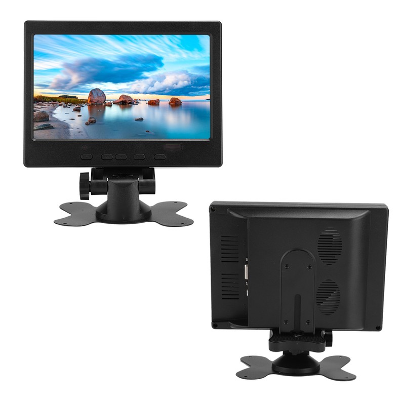 7in Multi Function 800:1 1024x600 Display with Stand Support HDMi