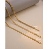 ASDULL 925 Sterling Silver 3.5mm Cuban Chain Necklace for Men