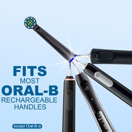 Replacement Toothbrush Heads Compatible with Braun Oral B Pro 1000/7000/9600/5000/3000, Brush Heads Refills for Genius X and Smart 1500 Electric Toothbrush