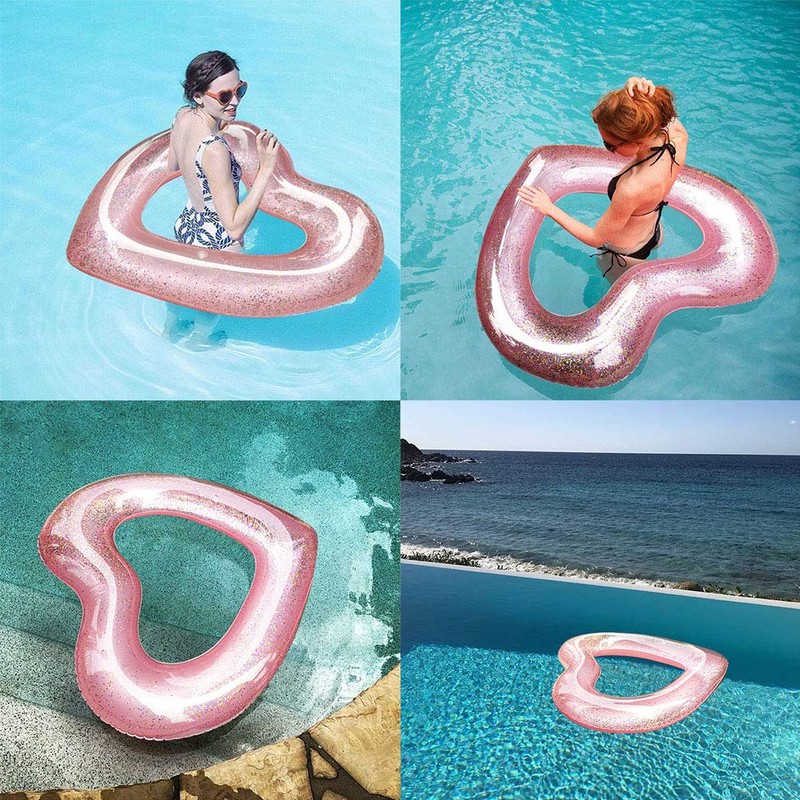 WLZP Inflatable Round Pool Float, Inflatable Swim Ring, Inflatable Pool