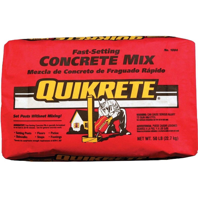 Quikrete Fast Setting Concrete Mix Fast Setting Bag 50 Lbs.