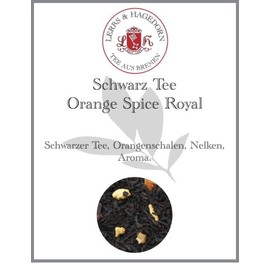 Lerbs & Hagedorn, Black Tea Orange Spice Royal | 250g (approx. 20 litres) Orange Peels