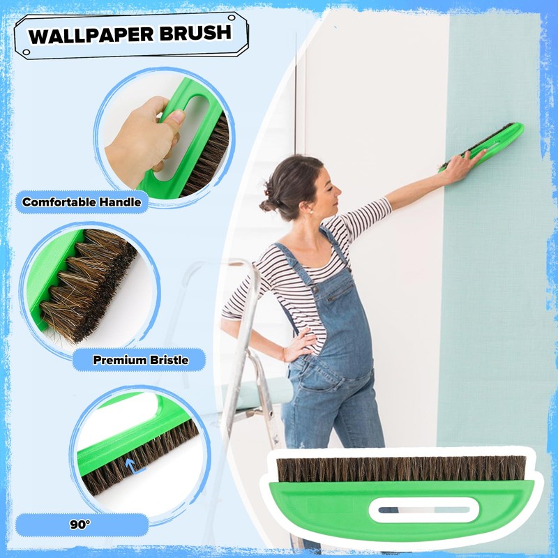 Mumjooyi Wallpaper Tools Set Wallpaper Smoothing Tool with Seam Roller