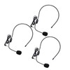 CORHAD 3pcs Head-Mounted Microphone for Voice Amplification Lightweight Wired Microphone