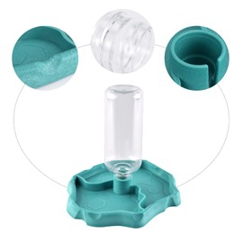 Furpaw Turtles Water Bowl, Feeding Bowl, Turtles Reptiles Feeding Food Bowl, Water Bowl, Automated Food Dispenser, Plastic Drinking Bowl, Lizard