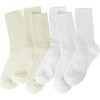 BomKinta Calf Socks for Women Thin Solid Cotton Crew Socks