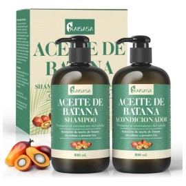 Kaisasa Aceite De Batana Champús Y Acondicionadores Kit, Cabello Acondicionador, Eficaz Contra La Caída Del Cabello, Ingredientes Orgánicos Saludables