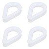 AB Tools 4 PACK White Nylon Rope Splice Thimble 8mm