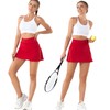 Betaven Pleated Tennis Skirts for Women with Pockets Build in
