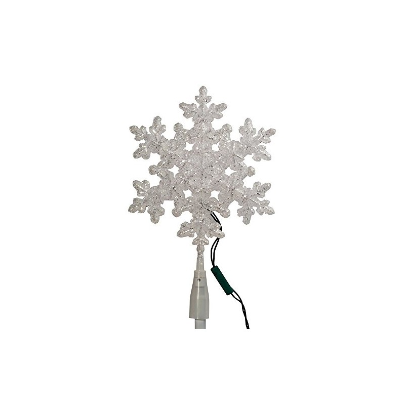 Kurt Adler UL 10 Luces LED Copo de Nieve, Color