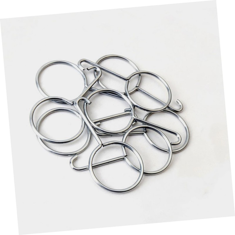 LIFKOME 10pcs Stainless Steel Drain Key Lifting Hooks Ergonomic Shower