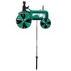 In the Breeze 2506 Green Tractor Ground Spinner-Garden Decoration, 24"