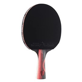 JOOLA Infinity Edge - Tournament Performance Ping Pong Paddle w/ Carbon Pro Technology - Black Rubber on Both Sides - Competition Ready - Table Tennis Racket for Advanced Training - Designed for Speed
