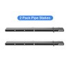 Colinktool Adjustable Pipe Stakes, 30" Heavy-Duty C Channel Pipe Stake