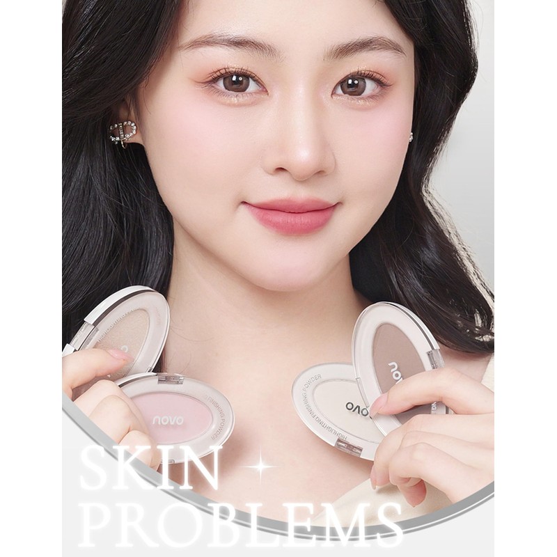 Erinde Silk Touch Highlight Powder Matte Mineral Color Powder Light