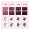 ANNAFRIS Eyelash Extensions, 50D + 60D Eyelash Clusters, 280 Pieces,