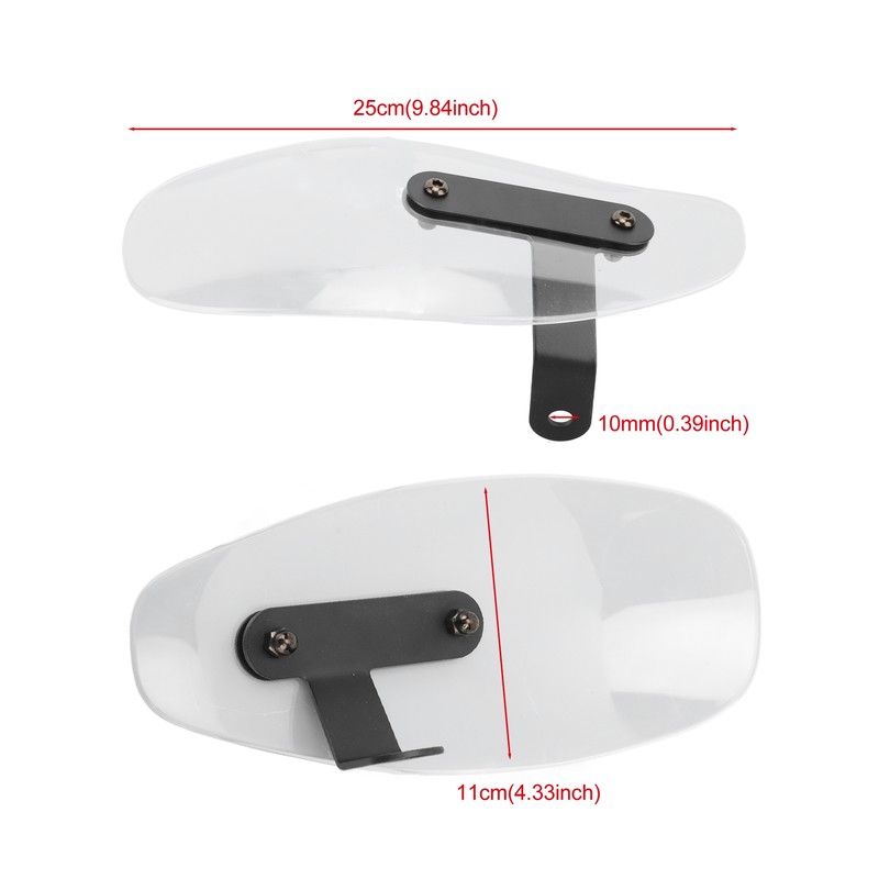Motorcycle Hand Guard Reduce Wind Resistance Universal Fit for Most