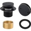 Matte Black Bathtub Drain/Bath Tub Drain Kit with Overflow Drain