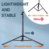 CAHAYA Dual-Use Reinforced Folding Sheet Music Stand with Stand Light