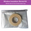 StarJungle Indoor Window Insulation Kit, Clear Window Film for Heat