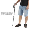 Hiker Hiking Pole Adjustable Telescopic Outdoor Walking Stick Elderly Non
