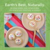 Ibambo Bamboo Disposable Paper Plates - Compostable Plate, PFAS Free