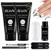 BQAN Poly Nail Gel, 2 Pcs Clear Poly Extension Gel
