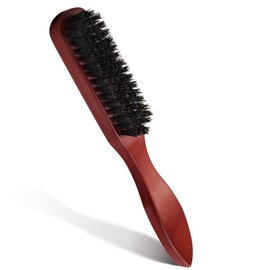 Slick Back Hair Brush, Slick Back Brush, Slick Brush, Boar Bristle Hair Brush Hair Gel Brush for Afro Wet Curly Hair or Damaged Hair Reducing Hair for Combing Beard Hair