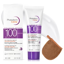 Sun Cream SPF 100, Sun Cream 100 Protection Factor, Sun Cream 100 SPF with UV Protection, Face and Body, Very High Protection, Waterproof, Non-Greasy, Soothing Sunscreen