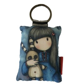 Gorjuss Hush Little Bunny Puffy Rectangular Keyring