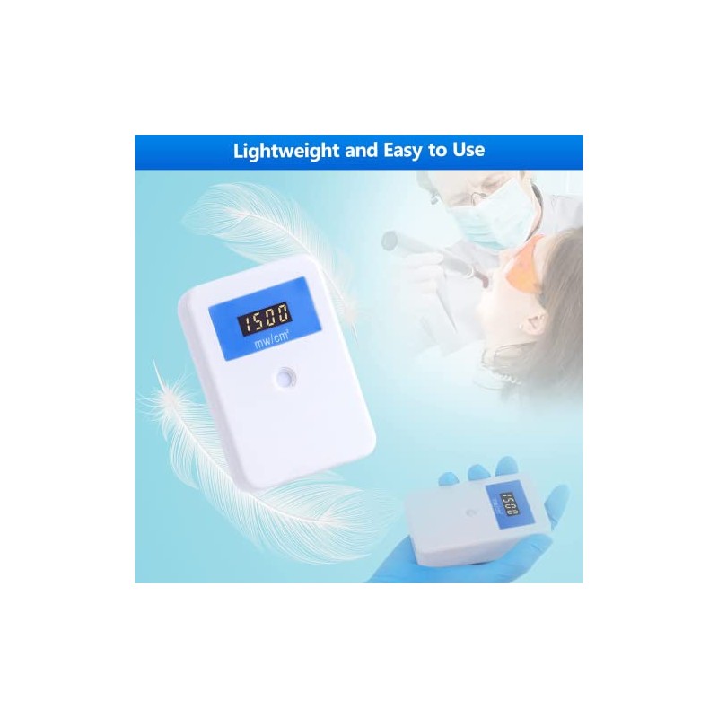 Medidor de luz LED dental, probador de curado de potencia