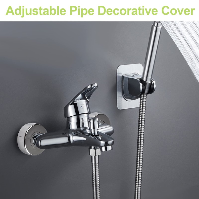 UFURMATE Wall Pipe Cover, 2 Pieces Plastic Wall Hole Decorative
