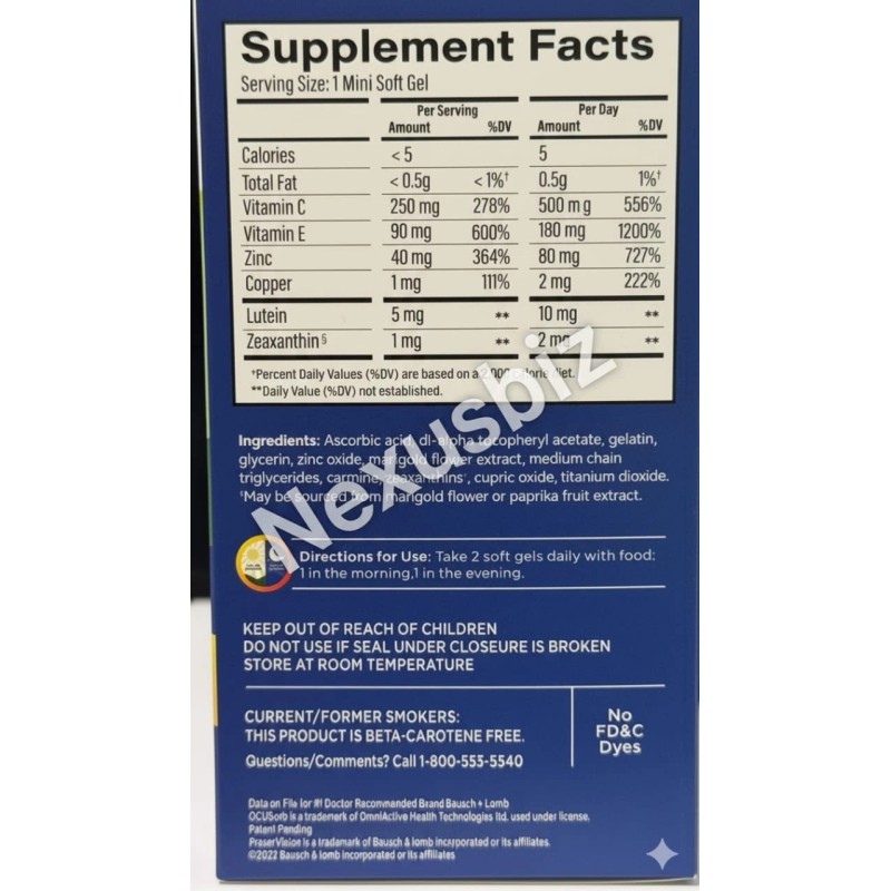 PreserVision 2-Pack Preservision AREDS 2- 210 Count Eye Vitamin Mini