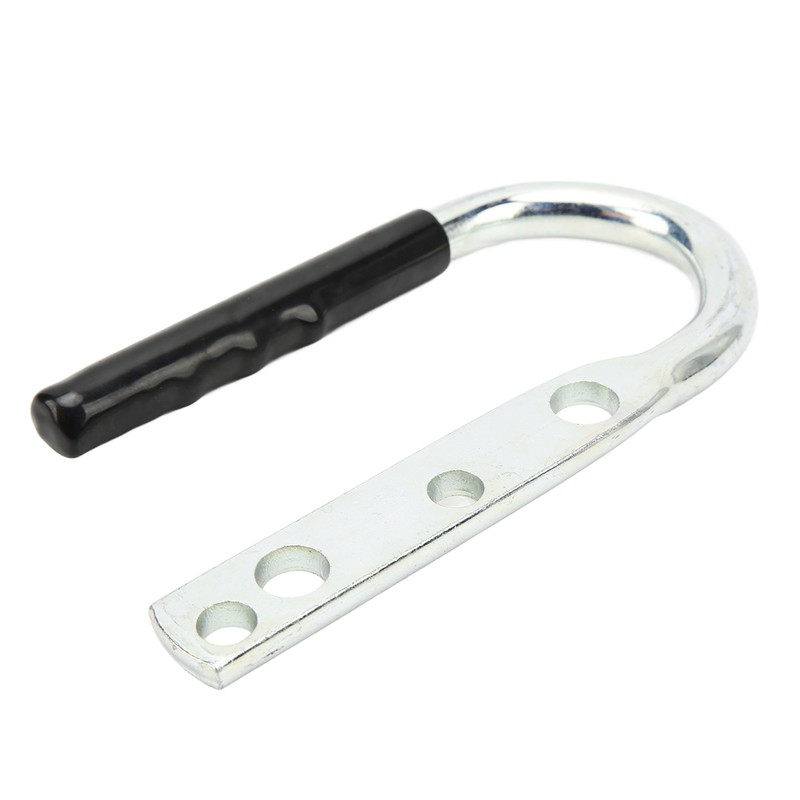 Trailer Coupler Lift Handle Galvanized Steel Rubber Tongue Handle for